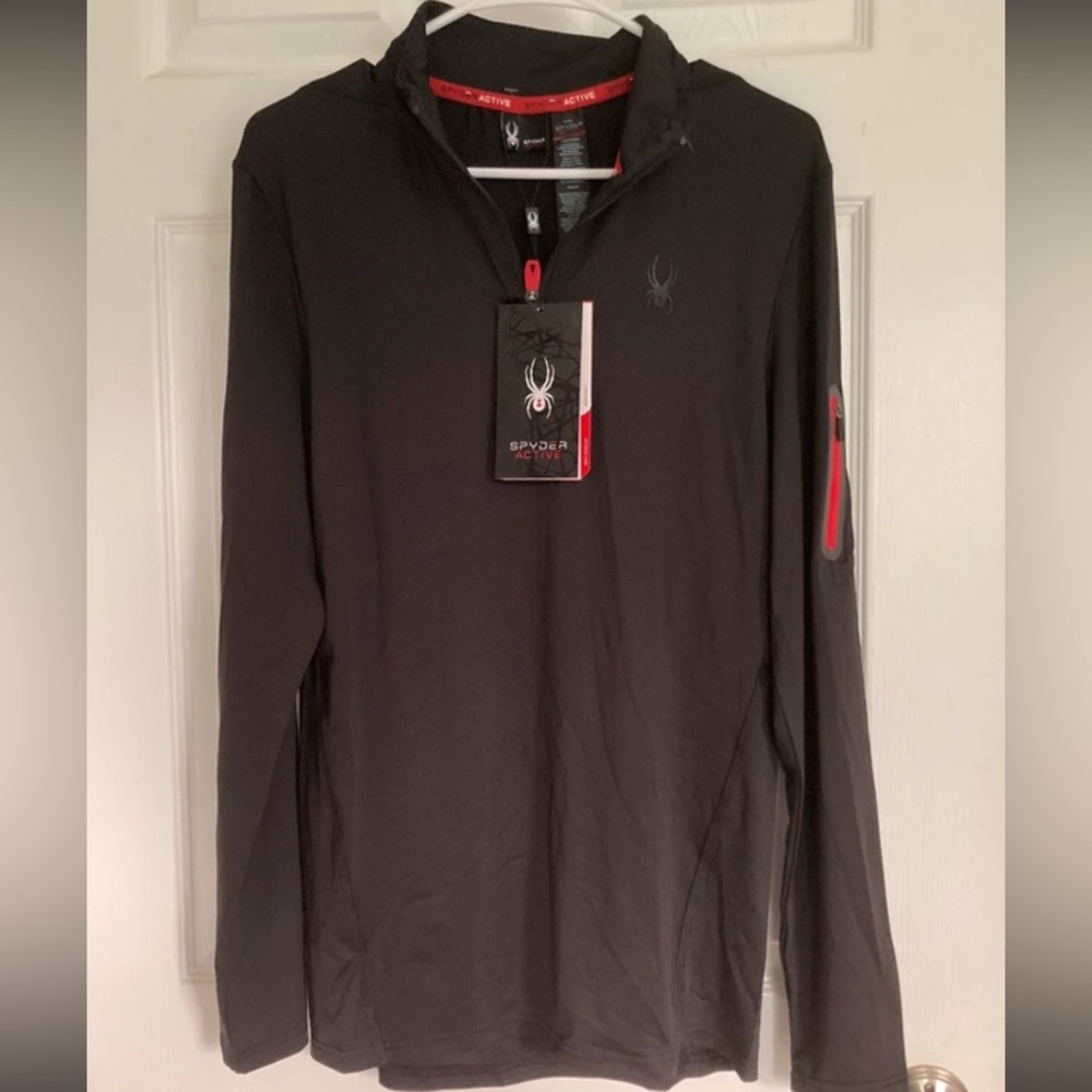 New Spyder lightweight quarter zip